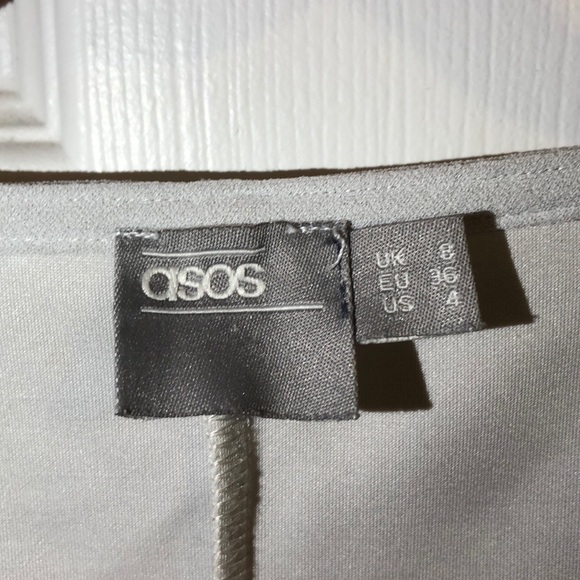 Like New ASOS Grey Midi Dress - Picture 2 of 4